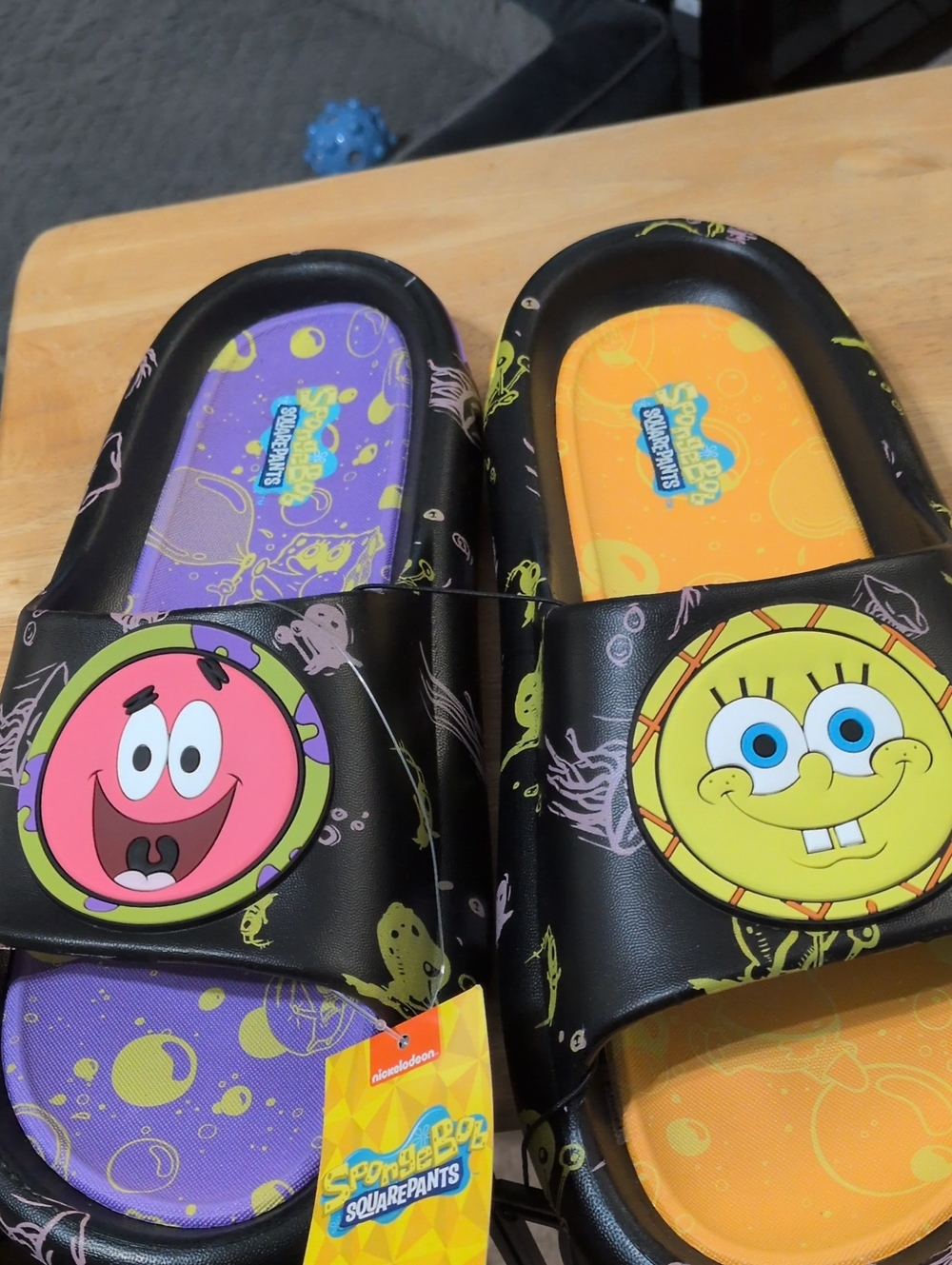 Super Cool SpongeBob And Patrick Slide On Men's Sandal
